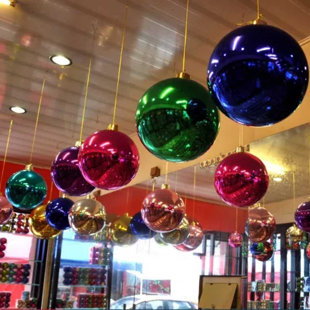 3pcsChristmas decorations Ball 15cm Decorative Ornaments Ideal For Shopping Malls And Hotels Christmas Colorful Ball Decorations C251030