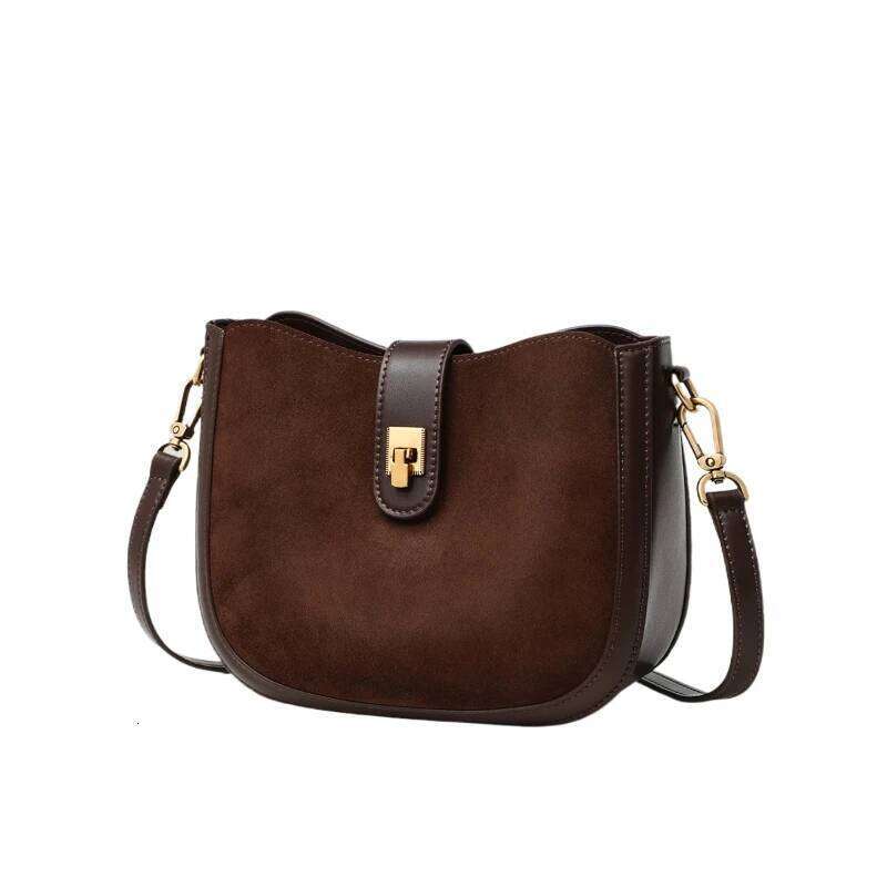 Designer Handbags High Quality New Soft Cowhide Exquisite Crossbody Bags For Women Trend Casual Suede Shoulder Bag