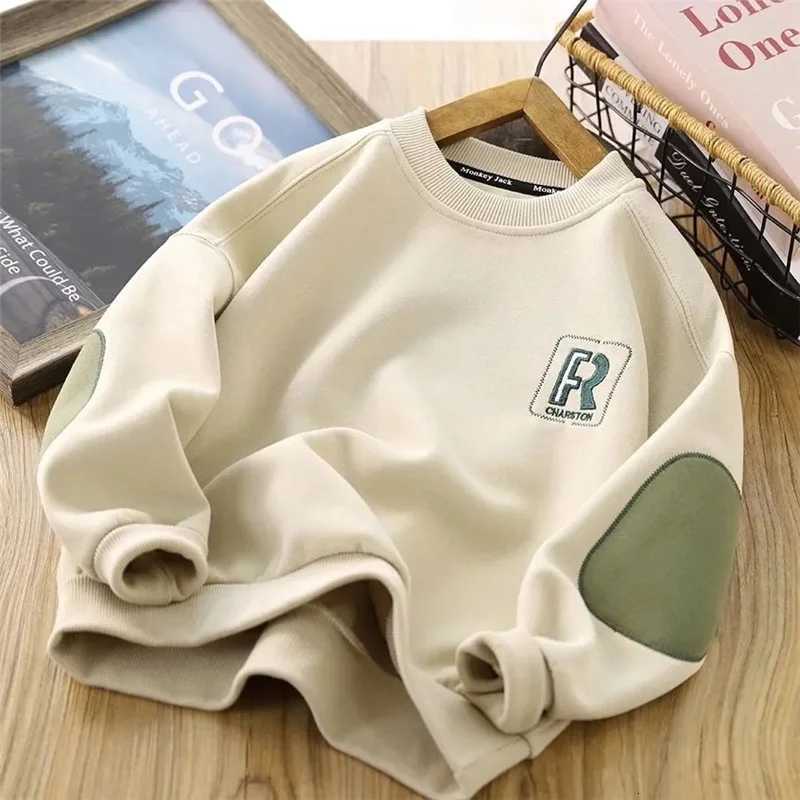Autumn Kids Casual Sweatshirt Clothes Spring Boys Girls Loose Cotton Pullover Big Children Warm Sportwear Tops 514 YearsT251030