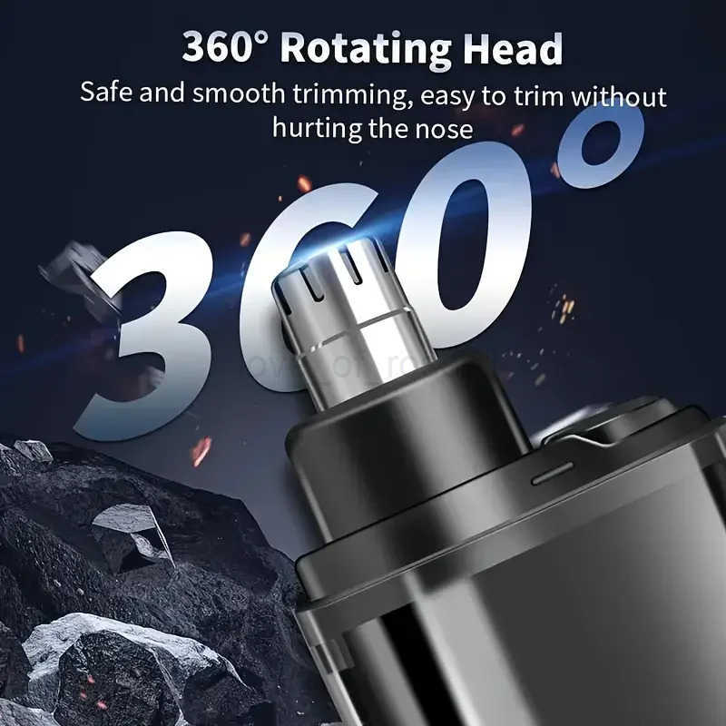 Nose Hair Trimmer with Builtin Battery Rechargeable Ideal for MenS Personal Care Neat Image Maintenance Nose Hair Trimmers Z251030