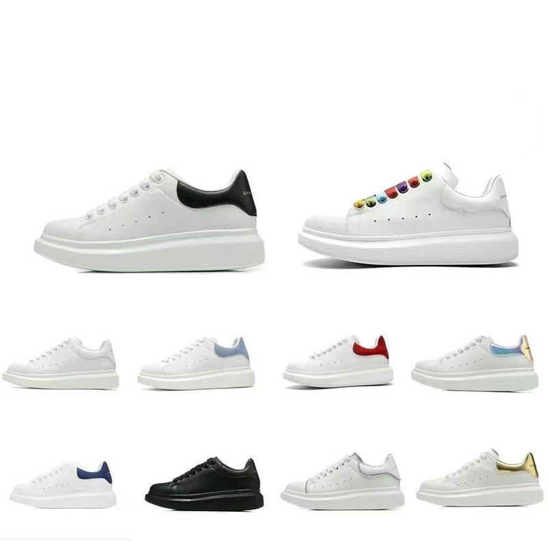 Designer Sneakers Casual Shoes Leather Trainers Oversized Sneakers women's Flats Platform Shoes White Black Luxury Loafers Velvet Suede Women Lace Up Men size35-45
