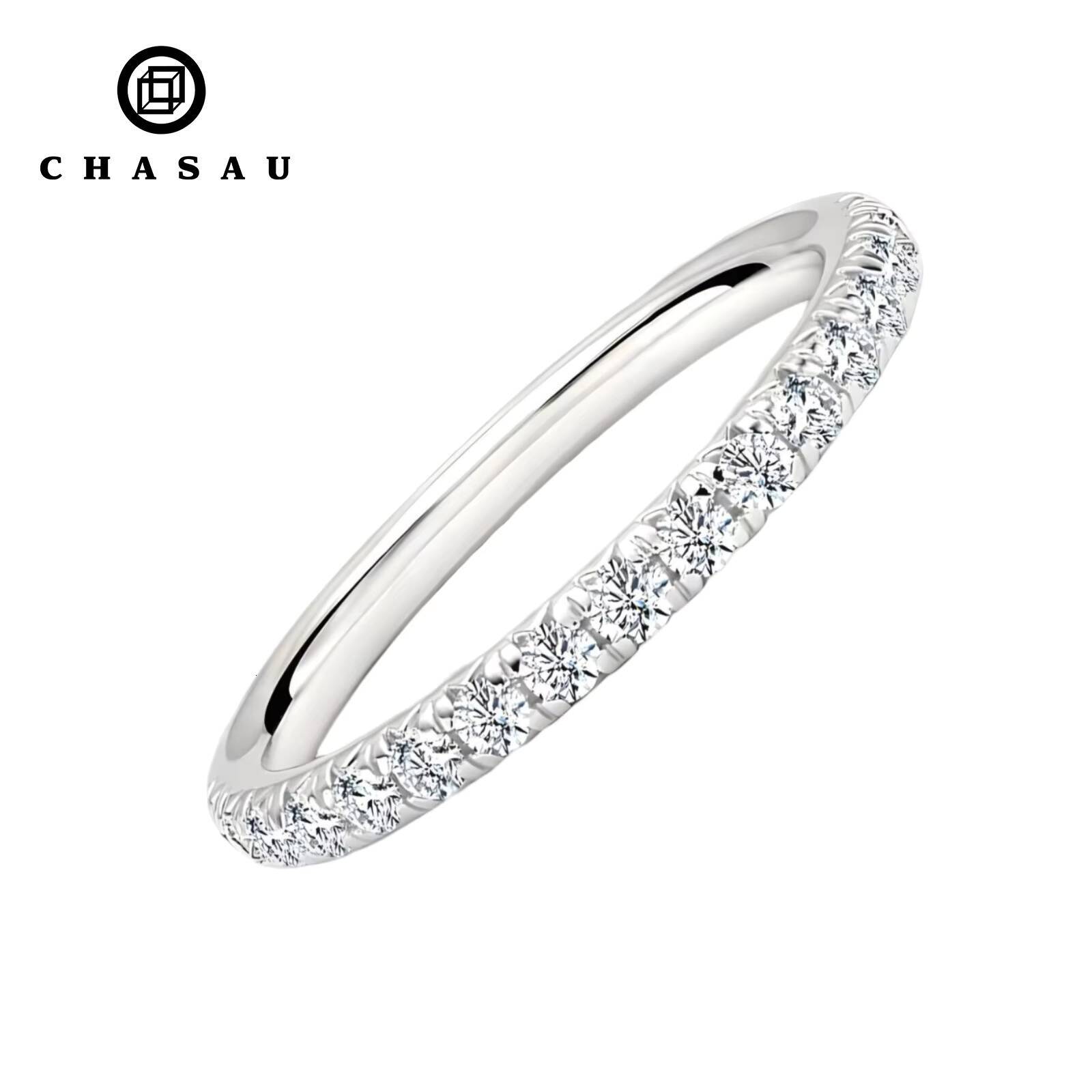 Best Selling Trendy Fashion Women Luxury Fine Jewelry 15mm Moissanite S925 Sterling Silver Tennis Ring Christmas