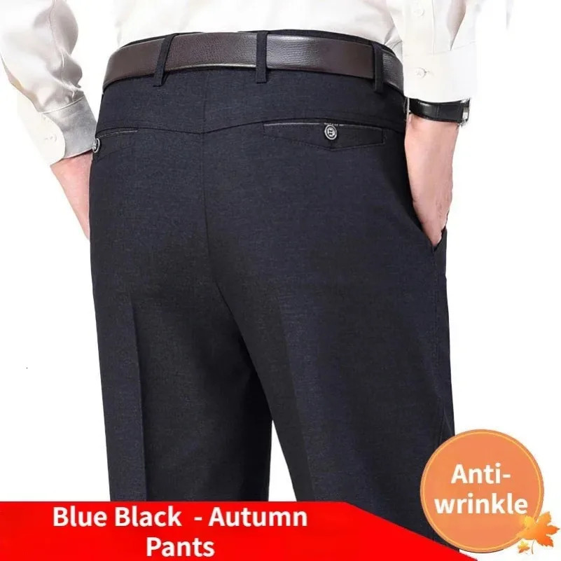 Mens Autumn Thick Casual Suit Pants Classic Business Fashion Stretch Summer Thin Trousers Male Clothes KOACUS 251028