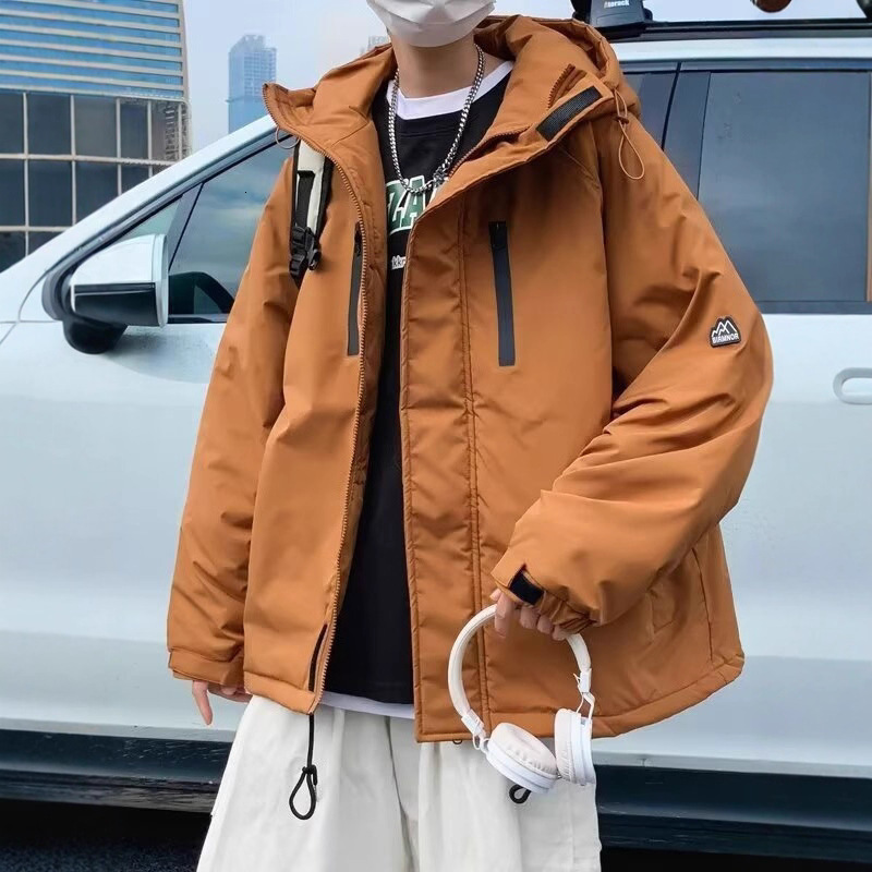 American Style Loose Hooded Men's Trendy Jacket Designer Coat Autumn New Versatile Fashionable Casual Cool Zipper Coat