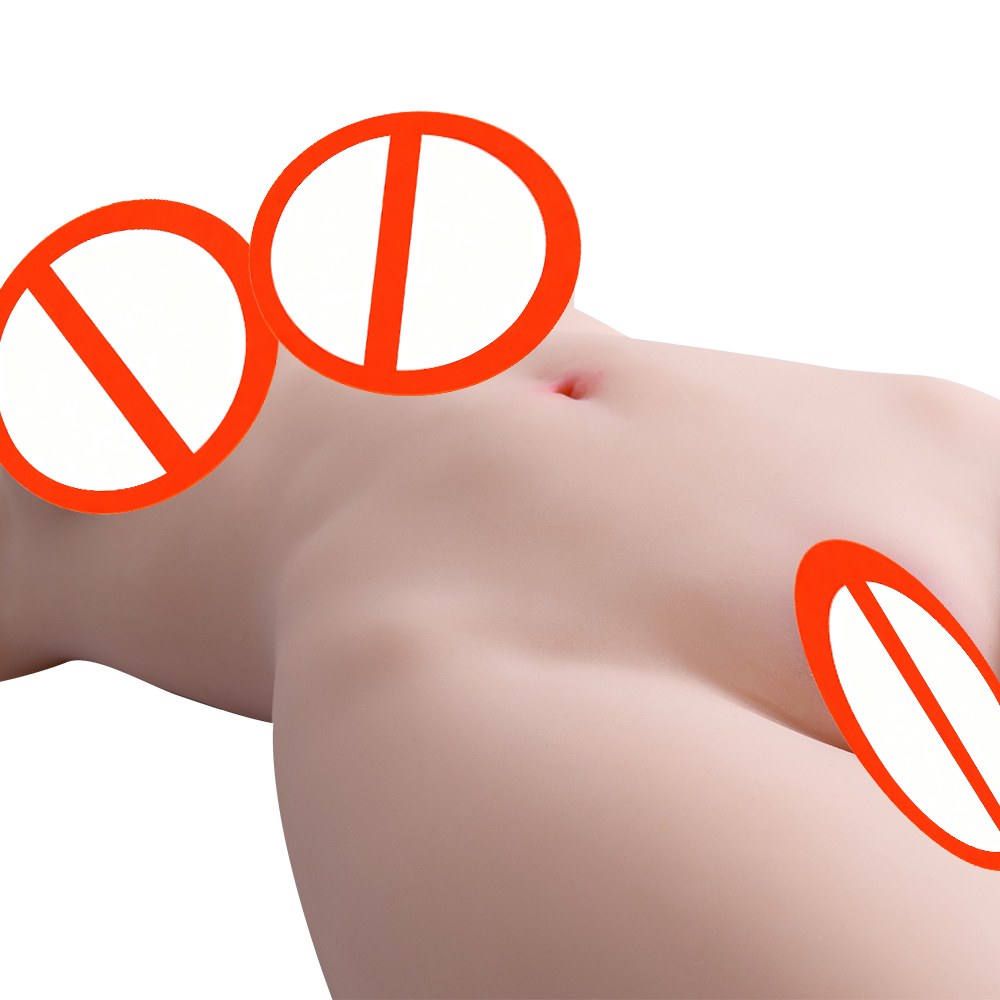 64lb 3 in 1 Torso Male Masturbator - Realistic Boobs, Vagina & Anal, Built-in Spine, Adult Sex Toy for Men