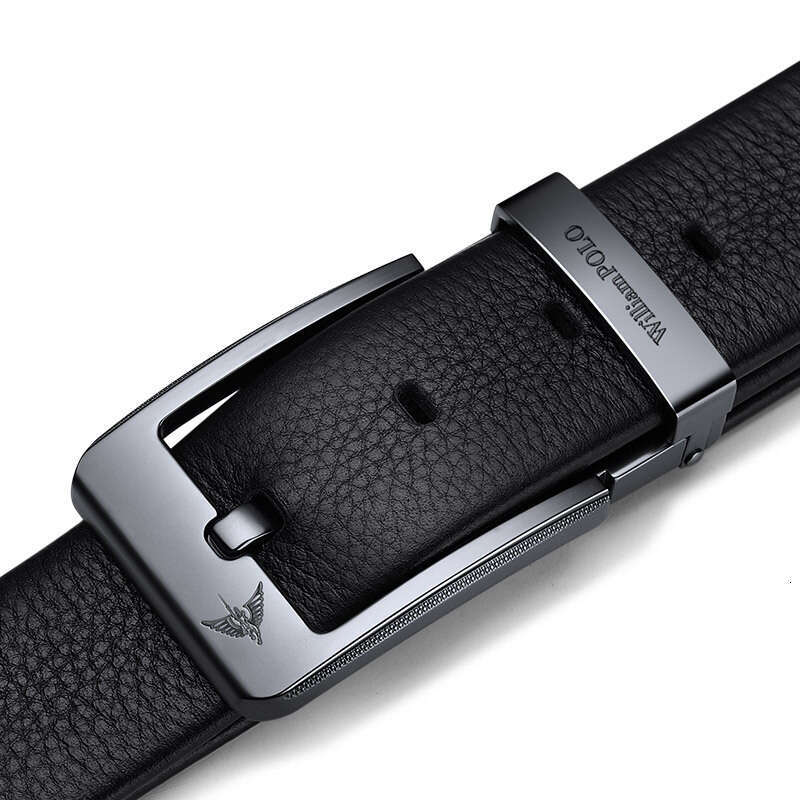 Fashion Genuine Leather Men's Cowhide High-end Waist Versatile Pin Buckle Belt