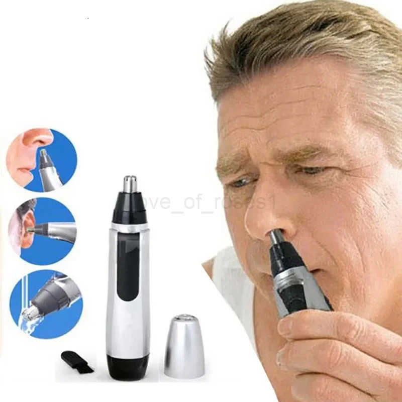 1 Pcs Portable Electric Nose Hair Trimmer Nose Clipper Battery Powered Razor Ear Hair Removal Face Care Shaving Razor for Men Z251030