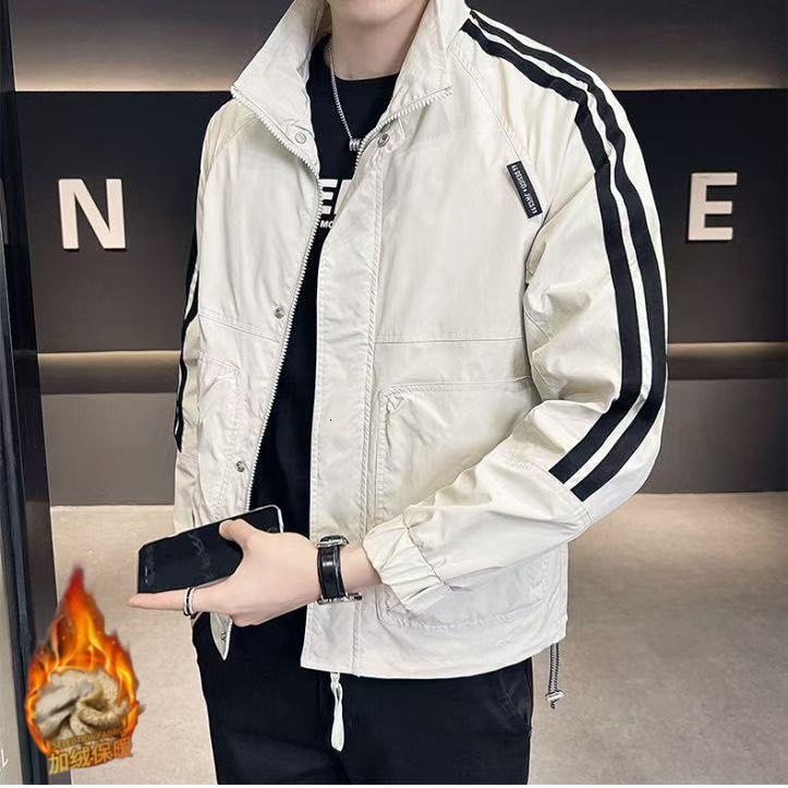 2025 Spring Designer Coat And Autumn Men's Jacket Trendy Versatile Men's Fashion New Striped Top Fashionable Jacket For Men