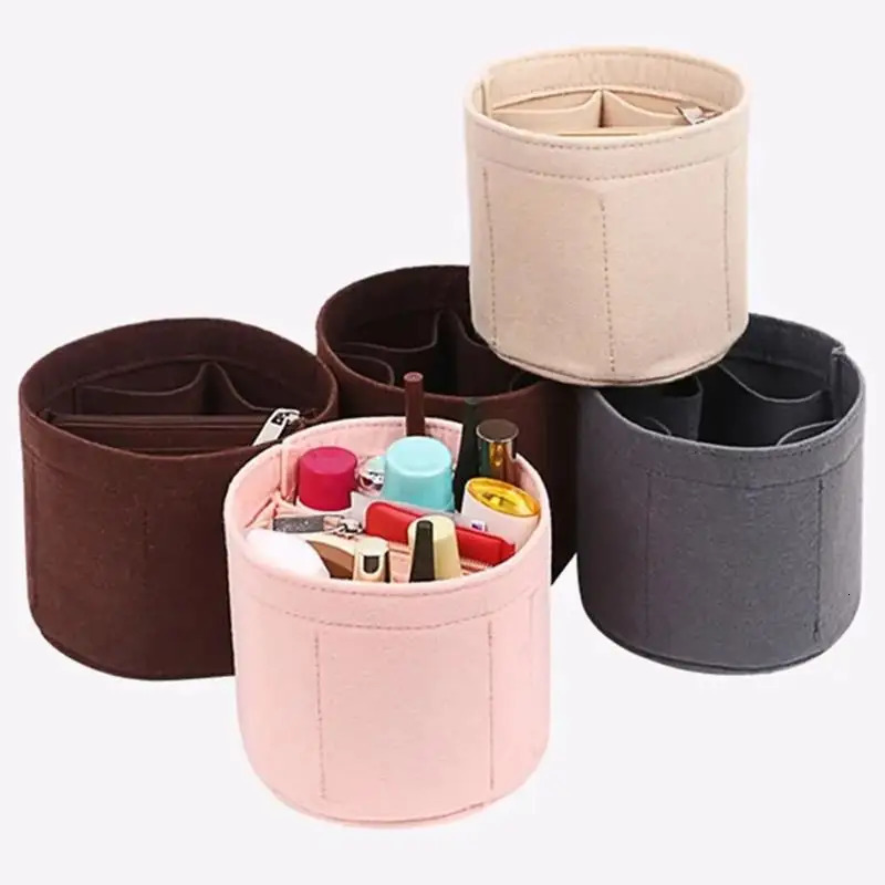Practical Felt Insert Bag Soft Pouch Inner Handbag Travel Purse Liner Portable Confidential Organizer 5Colors 251030