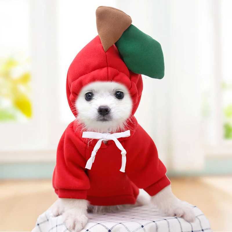 Winter Autumn Pet Puppy Kitten Fleece Hooded Hoodie Small MediumSized Dogs Fashion Cute Thickened Warm Transformation Outfits C251030