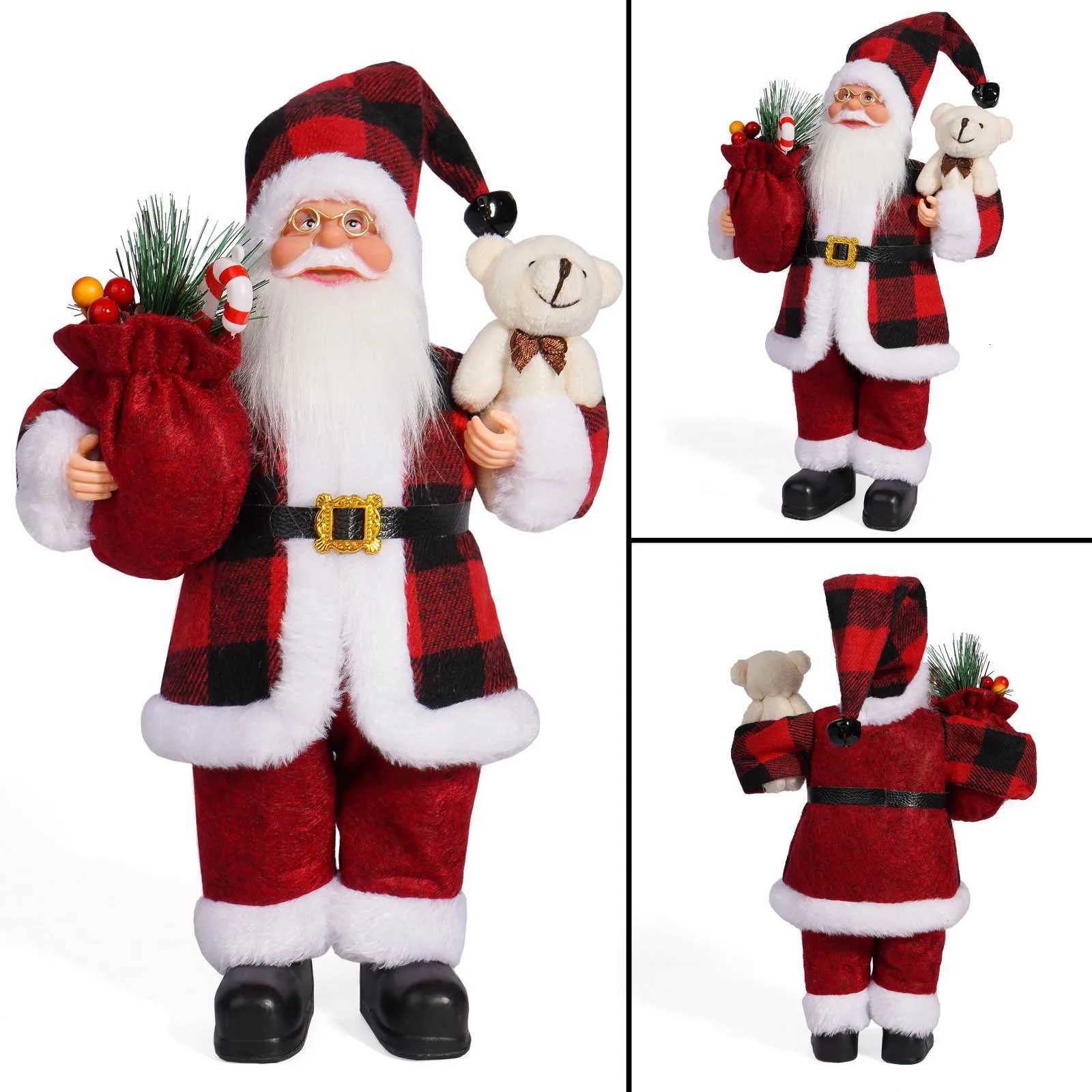 Santa Claus Doll Children Doll Xmas Gift Christmas Tree Decorations 2025 Navidad Home Party Supplies Xmas Ornaments C251030