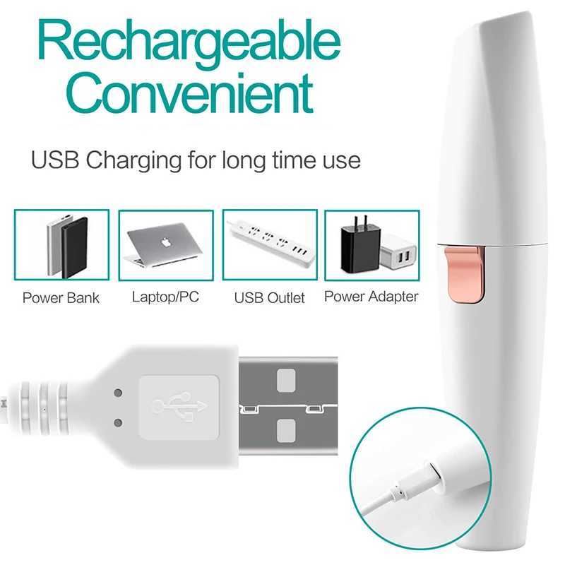 2 in 1 Electric Eyebrow Trimmer Painless Eye Brow Epilator For Women Makeup Mini Razors Portable Facial Hair Removal Shaver M251030