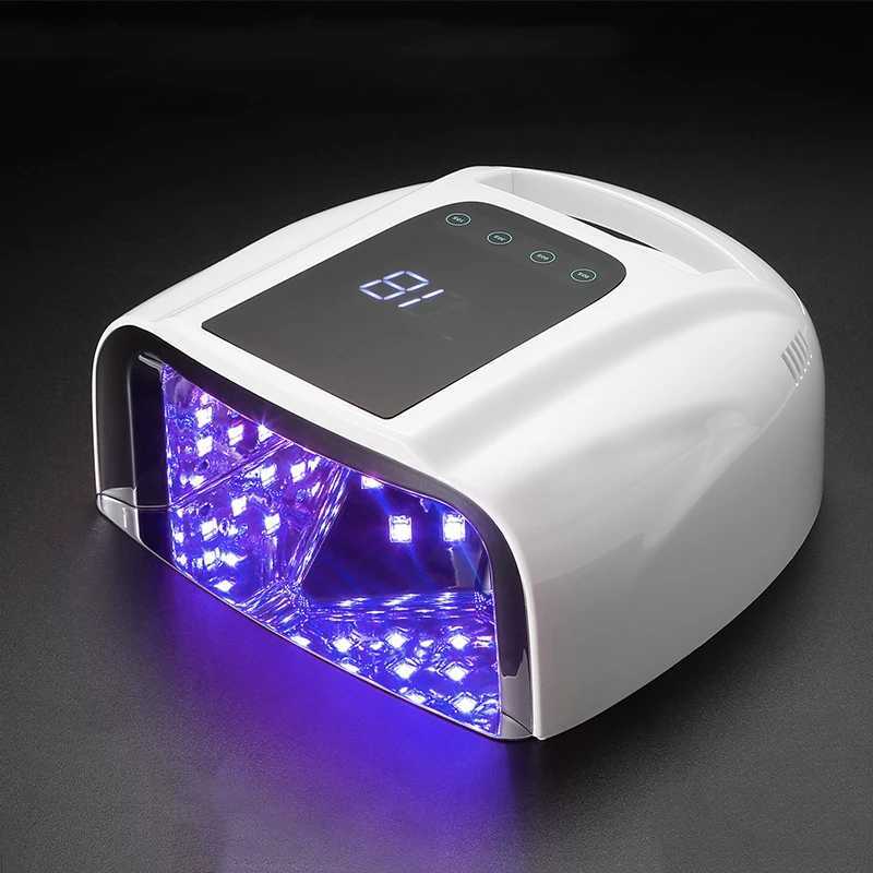 Not Rechargeable 96W Mirror Reflective Bottom Nail Lamp Gel Polish Dryer Manicure Machine UV Light for Nails Nail UV LED Lamp L251030