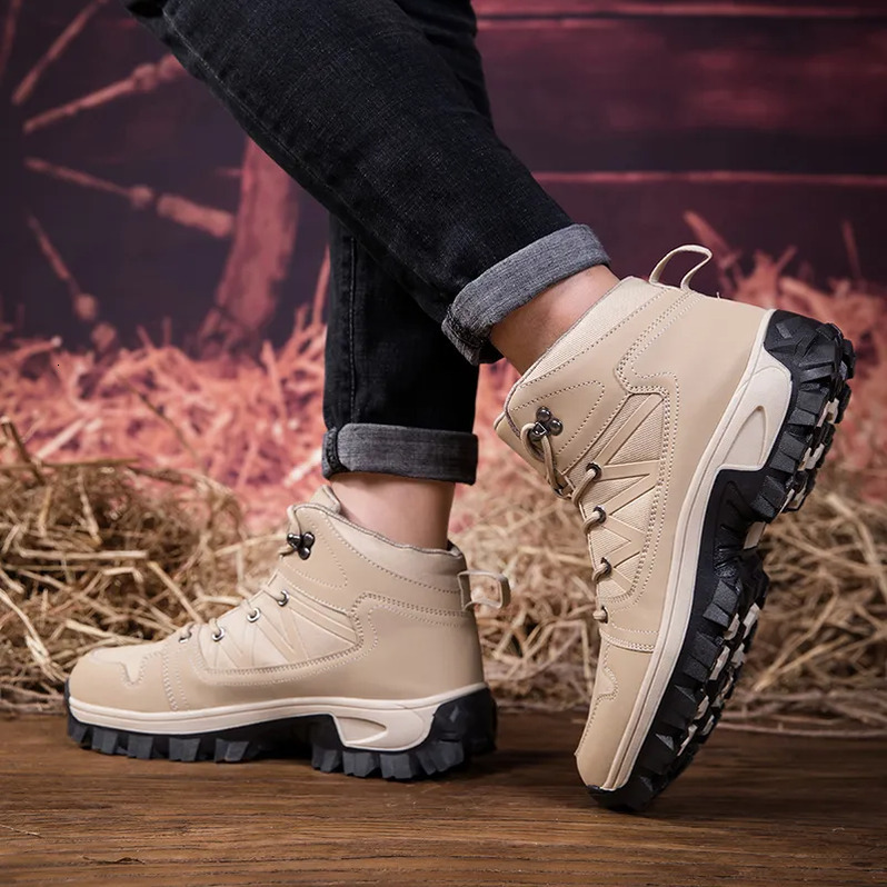 2025 New Men's & Women's Hiking Shoes - Outdoor Trekking Shoes for Travel Waterproof Skid-proof Sports Breathable Ankle Support