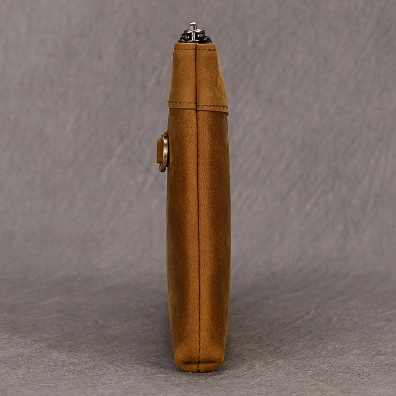 Luufan Genuine Leather Mens Clutch Wallet Male Zipper Business Daily Hand Bag Large Capacity Purse For Man Phone Pouth Belt Bag 251030