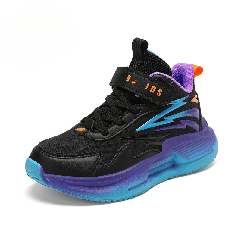 Men's shoe designer shoes new children's sports shoes autumn and winter plus size children's leather waterproof girls' running sho