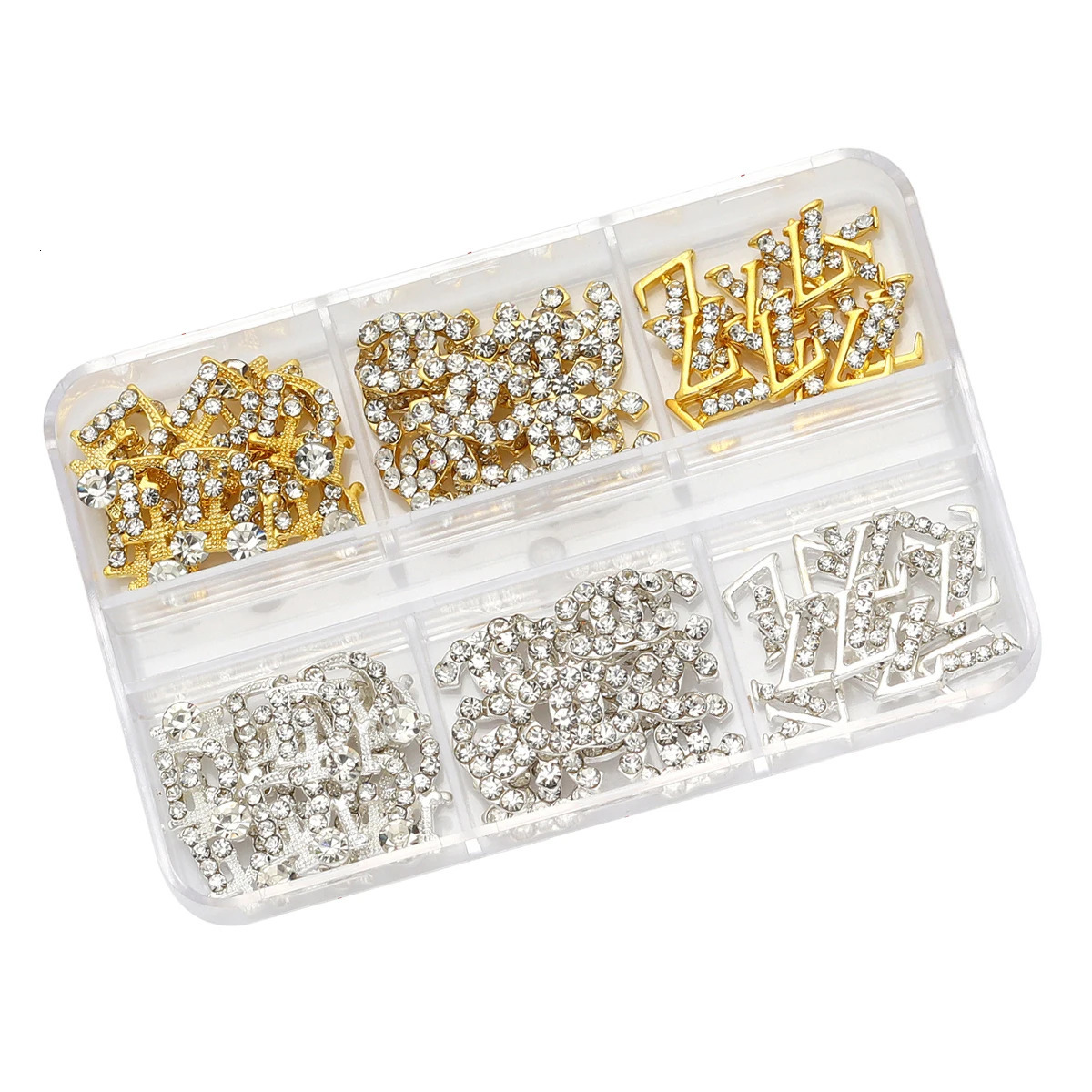 3060pcsSet Y2K Metal Nail Art Decorations Alloy Shiny Rhinestones Pearl Gems Zircon Diamond Charms DIY Nail Accessories 251027