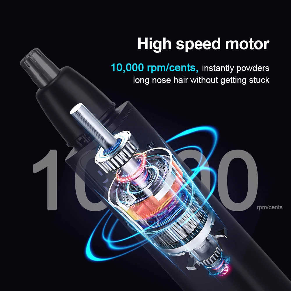 Rechargeable Nose Hair trimmer and Facial Hair remover for Men Nose Hair Shaver for nasal clearance portable grooming tool for Z251030