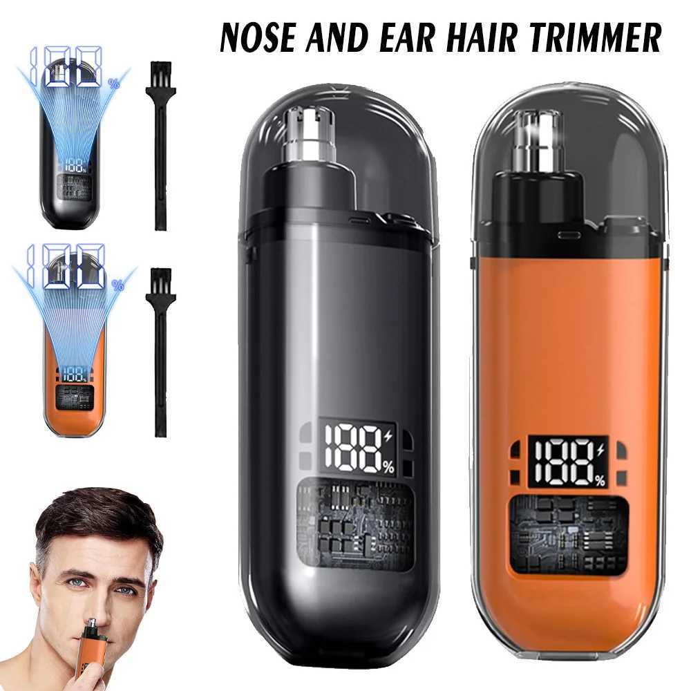 2025 New Electric Nose Hair Trimmer Mini Pocket Nose Ears Hair Eyebrow Trimmer for Men Rechargeable Clipper home appliance M251030