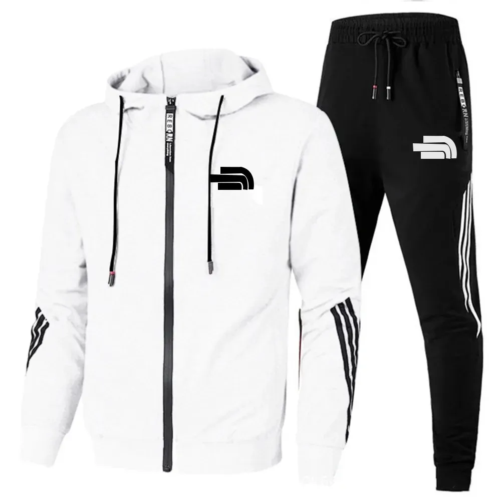 Men's Tracksuits Zipper Jackets Hoodie And Sport Pants Tracksuit Sets Women Tracksuits Running Leisure Sports Suit Two Piece Set Asian Size S-4XL