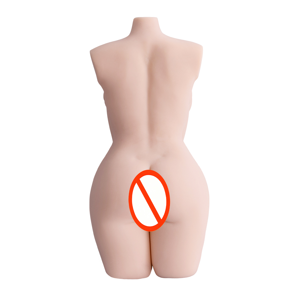 64lb 3 in 1 Torso Male Masturbator - Realistic Boobs, Vagina & Anal, Built-in Spine, Adult Sex Toy for Men