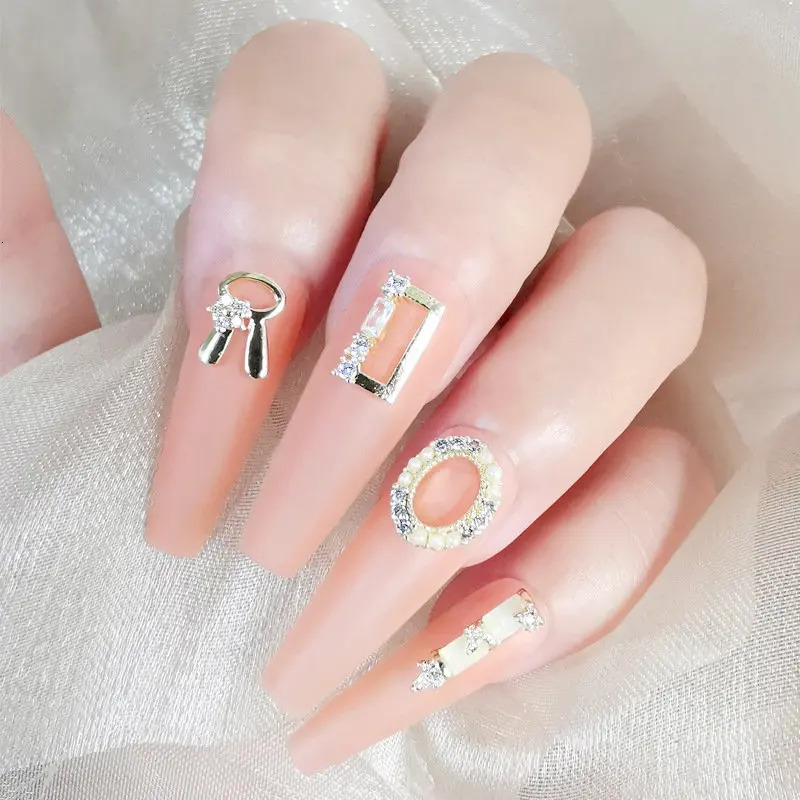 10pcslot 3D Cross Wings Zircon Crystals Alloy Rhinestones Jewelry Nail Art Decorations Nails Accessories Charms Supplies G1644 251027