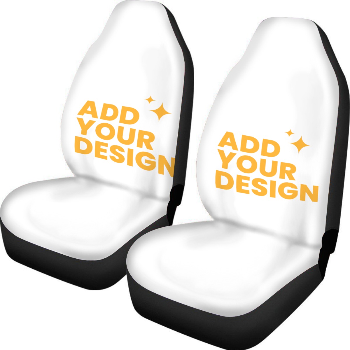 Universal Car Seat Covers, 130x48cm Thick Backrest Protectors, Plush Front & Microfiber Back, Pair of Customizable Seat Protectors