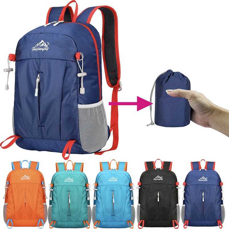 17L Portable Foldable Backpack Folding Mountaineering Bag Ultralight Outdoor Climbing Cycling Travel Knapsack Hiking Daypack H251029