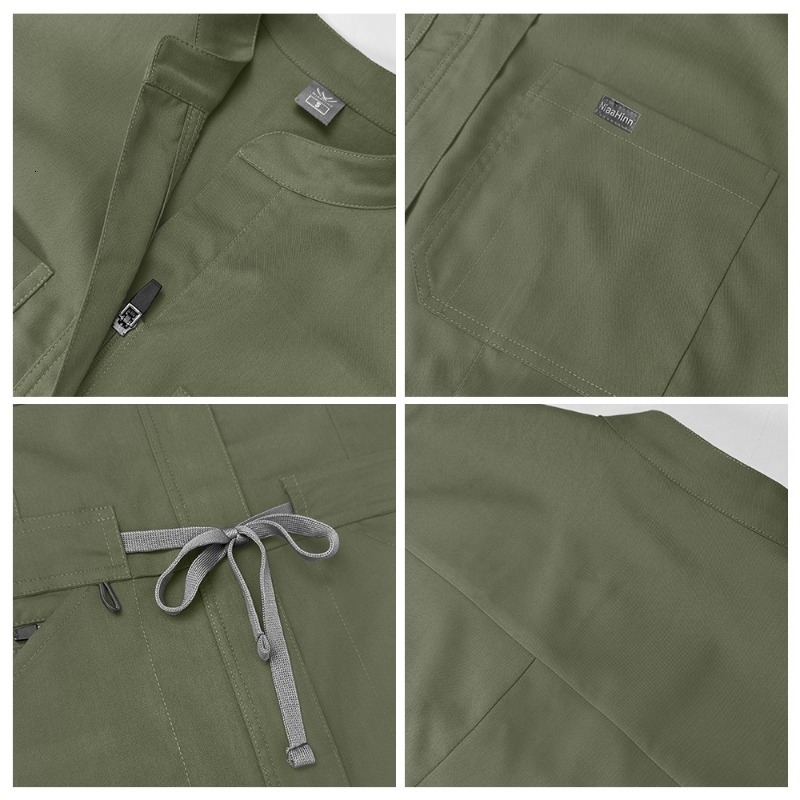 Wholesale Apparel Scrub Uniform Women Short Sleeved Scrubs Jumpsuit Hospital Clothing Scrub Uniforms with Pocket 251029