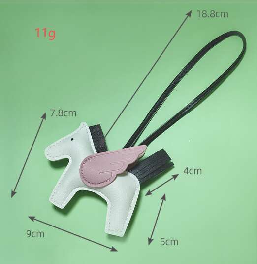 Designer Women's Bags American Fashion Small Pegasus High-End Silk Scarf PU Leather Fringed Bag Pendant, Car Keychain Best Seller