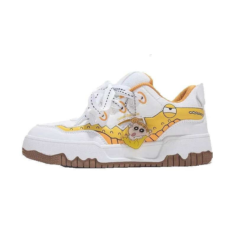 Jifffly 2025 Summer New Crayon Shin - chan Collaboration Bread Shoes Thick - Bottom Versatile Casual Sports Unisex Breathable Lightweight