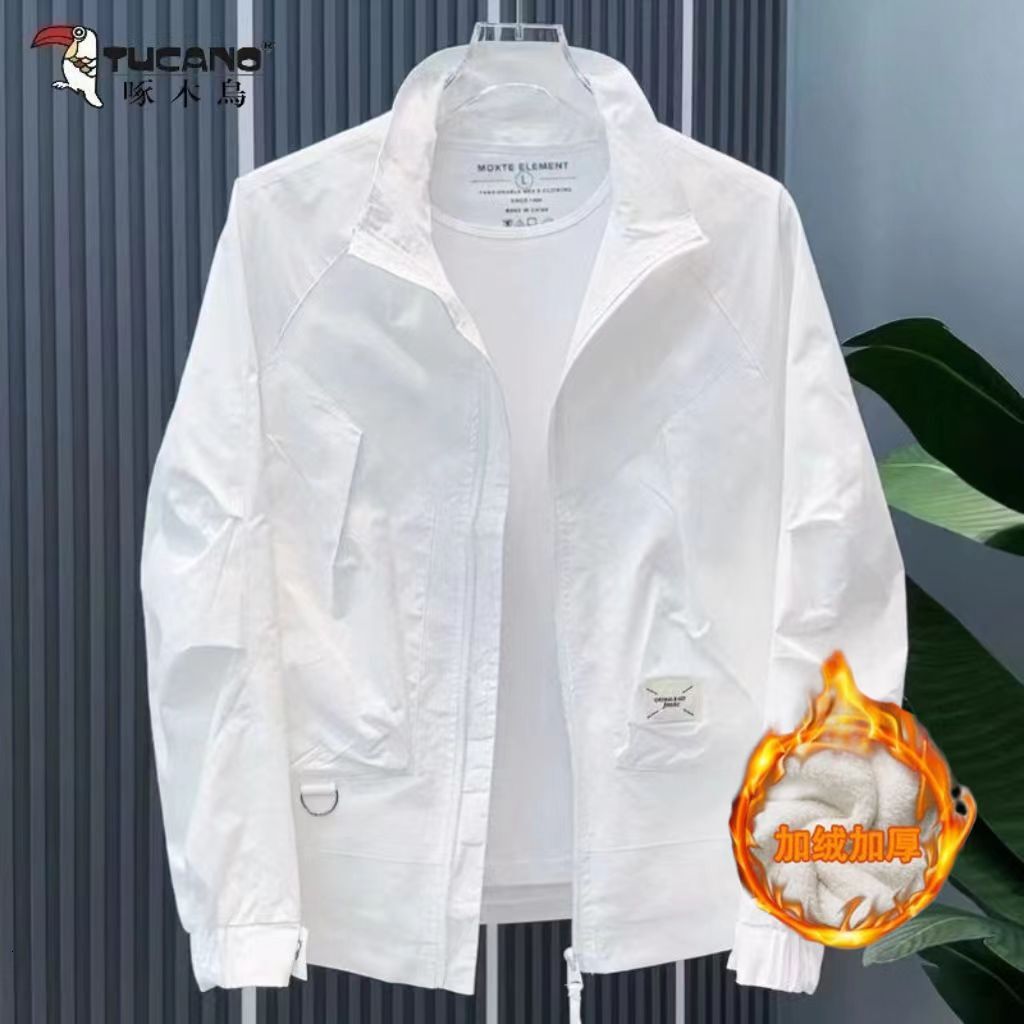 Spring And Autumn Men's New Fashion Urban Jacket Stand Collar Stylish Youth Jacket Versatile Fashion Designer Coat Trend Casual Top