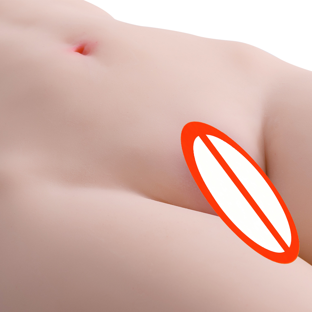 64lb 3 in 1 Torso Male Masturbator - Realistic Boobs, Vagina & Anal, Built-in Spine, Adult Sex Toy for Men