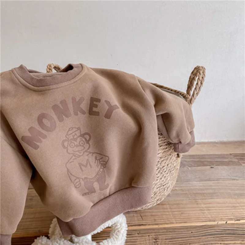 Boys Hoodies Sweatshirts CottonTops Outwear 2023 Beige Spring Autumn Windproof Kids High Quality Childrens ClothingT251030