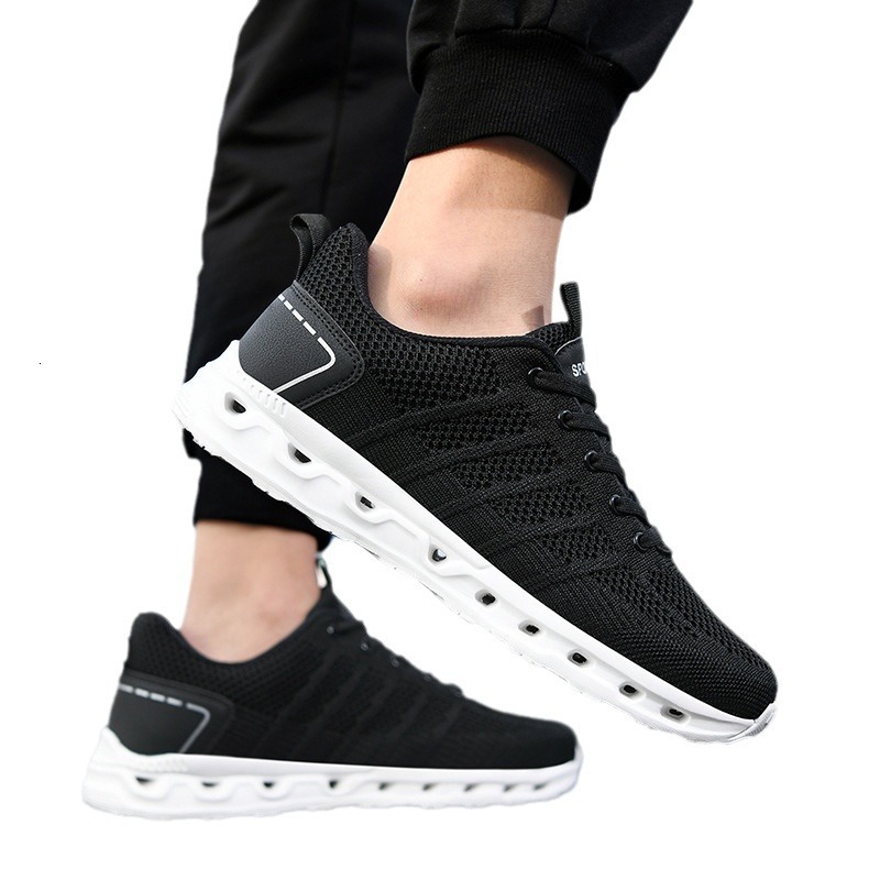 Free Shipping Fashion Big Size Sneakers Lightweight Breathable Casual Sport Mesh Running Shoes for Men