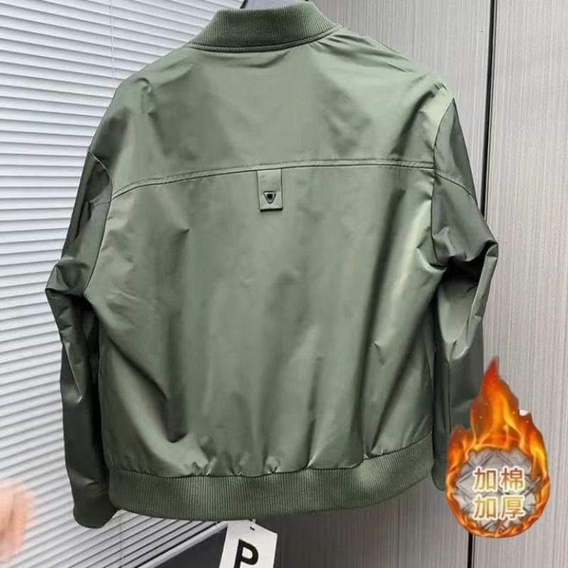 Designer Coat Men's Jacket Coat Spring Autumn 2025 New Simple Color Versatile Cool High-end Outdoor Workwear Baseball Jacket