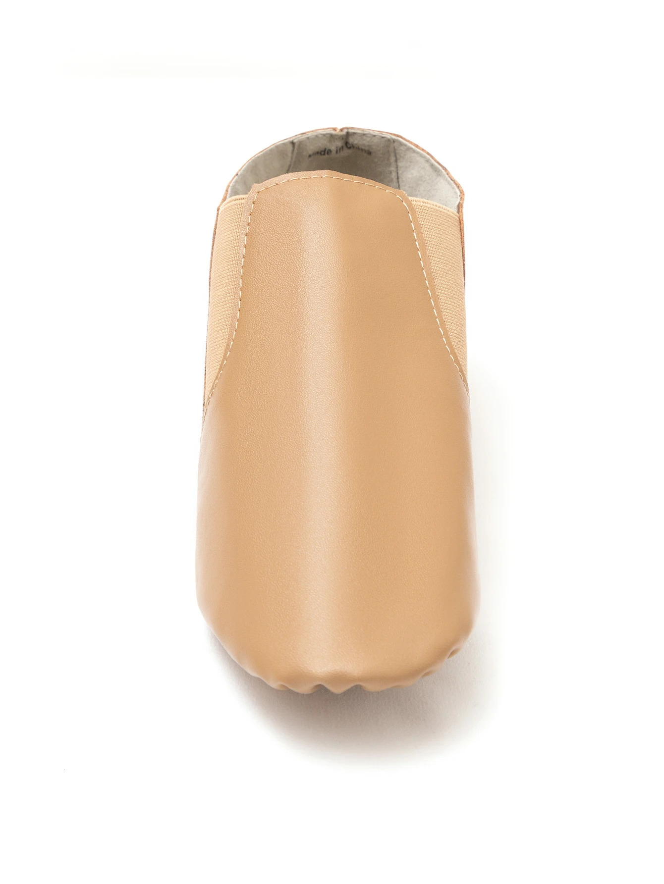 Dynadans PU Leather Jazz Shoes Slip On Dance Shoes for kids and Adults with Side Elasticity ToddlerskidsBig kidsMenWomen 251023