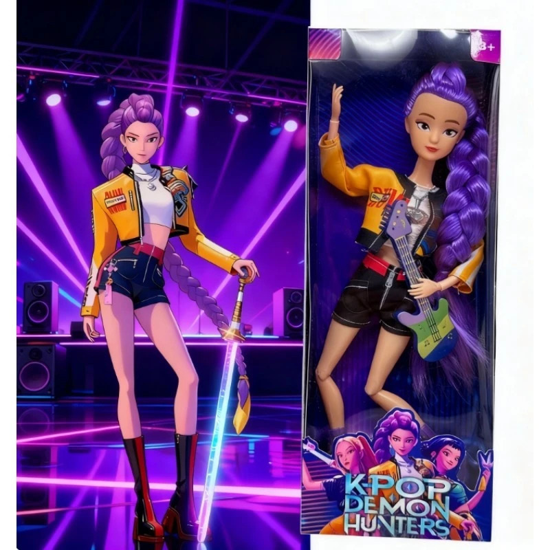 Kpop Demon Hunters Action Figure Toy Derpys Tiger Rumi Mira Sussy Figurine Doll For Fans Christmas gifts 251029