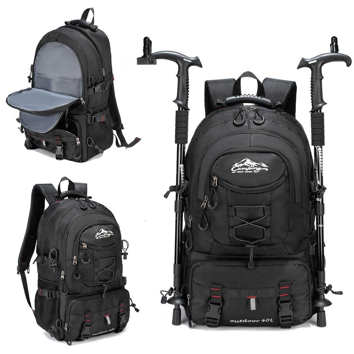 Travel backpack 40L waterproof lightweight outdoor hiking mens and womens camping backpack H251029