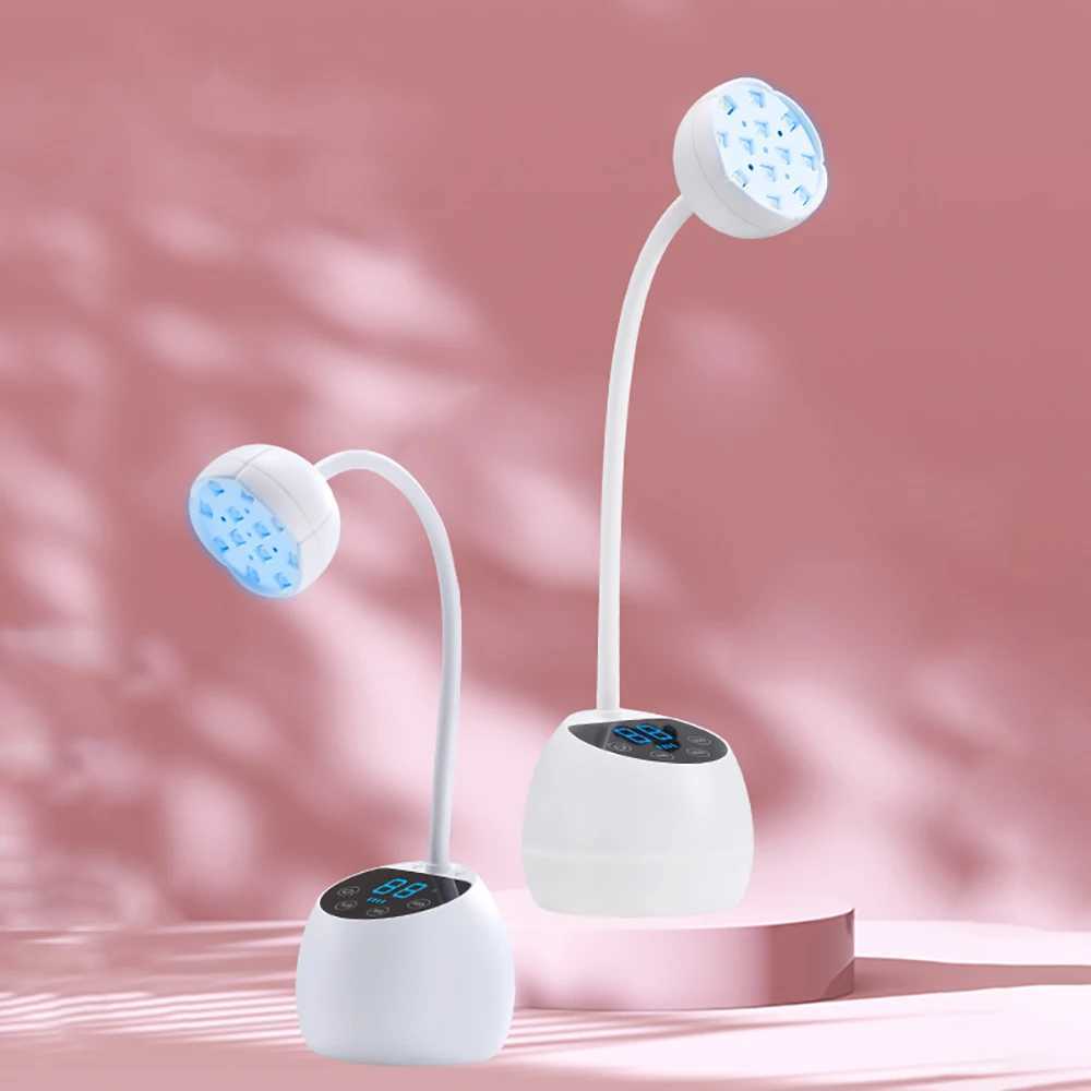 New Wireless Nail Lamp LED UV Nail Dryer Rechargeable Auto Sensing Touch Control Fast Drying Nail Light 360 Bendable Table Lamp L251030