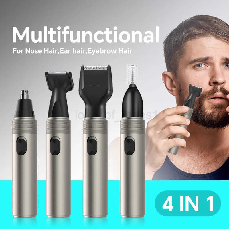 Four in One Beauty Set USB Rechargeable Electric Shaver Ideal for Shaving Beards Nose Hair Eyebrows and Hair Z251030