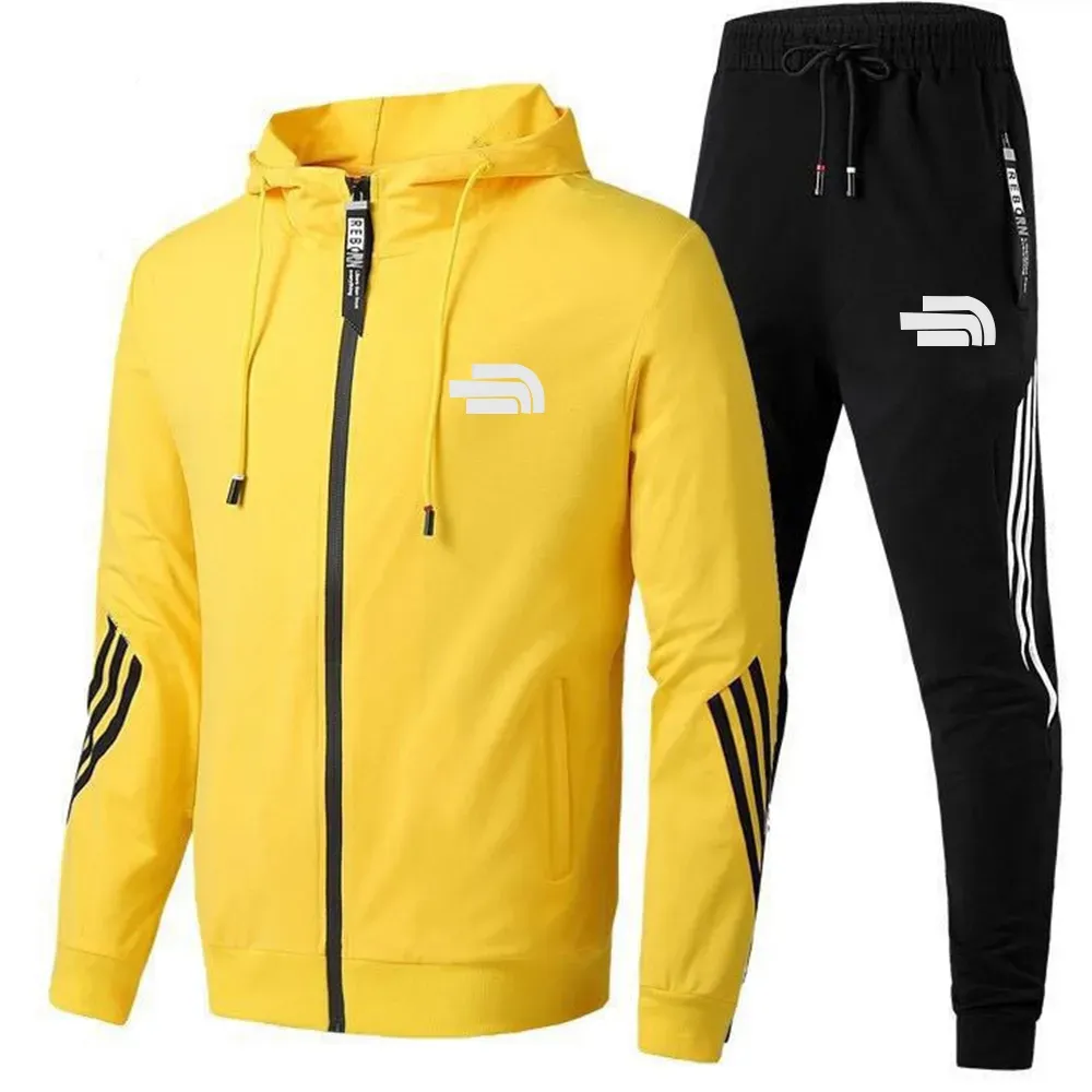 Men's Tracksuits Zipper Jackets Hoodie And Sport Pants Tracksuit Sets Women Tracksuits Running Leisure Sports Suit Two Piece Set Asian Size S-4XL
