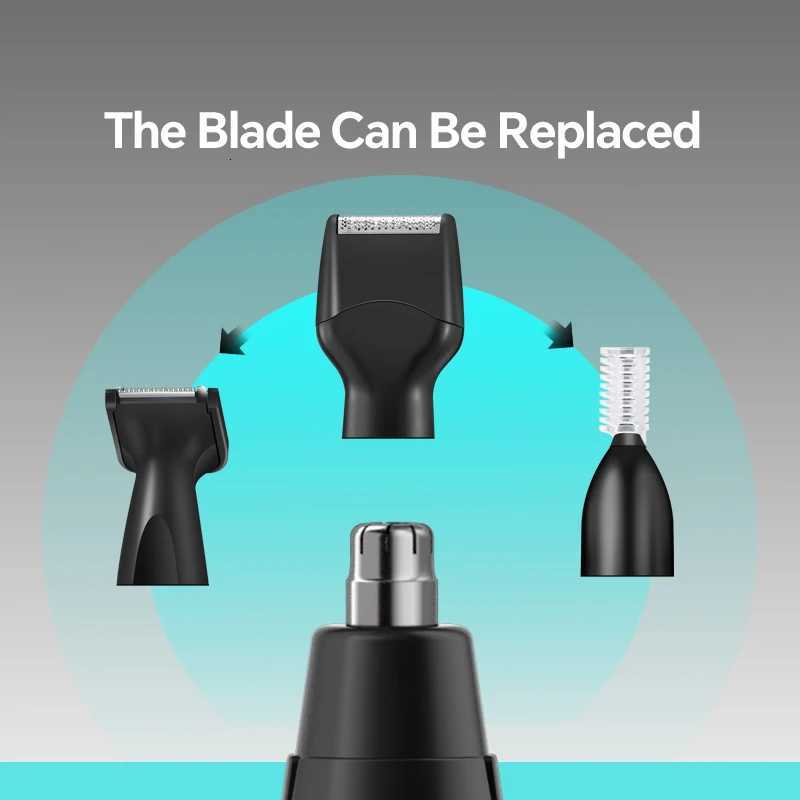 Four in One Beauty Set USB Rechargeable Electric Shaver Ideal for Shaving Beards Nose Hair Eyebrows and Hair M251030