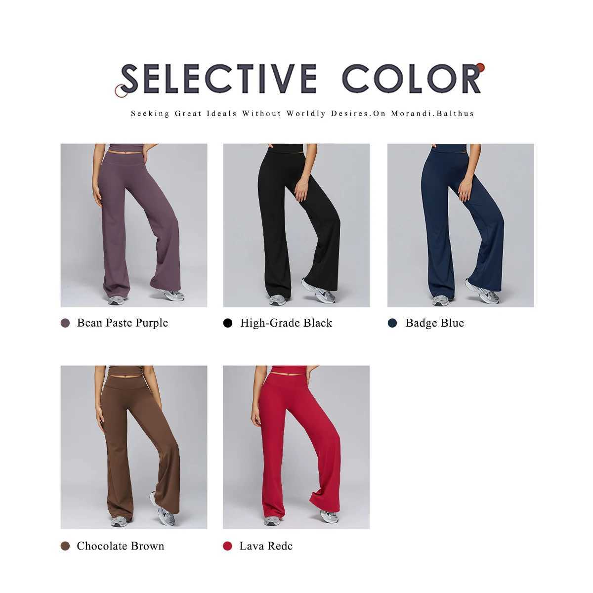 Hearuisavy Womens Sports Pants Gym Clothes Highwaist WideLeg LooseFitting Leggings Outdoor Leisure Fitness Yoga Pants Female J251030