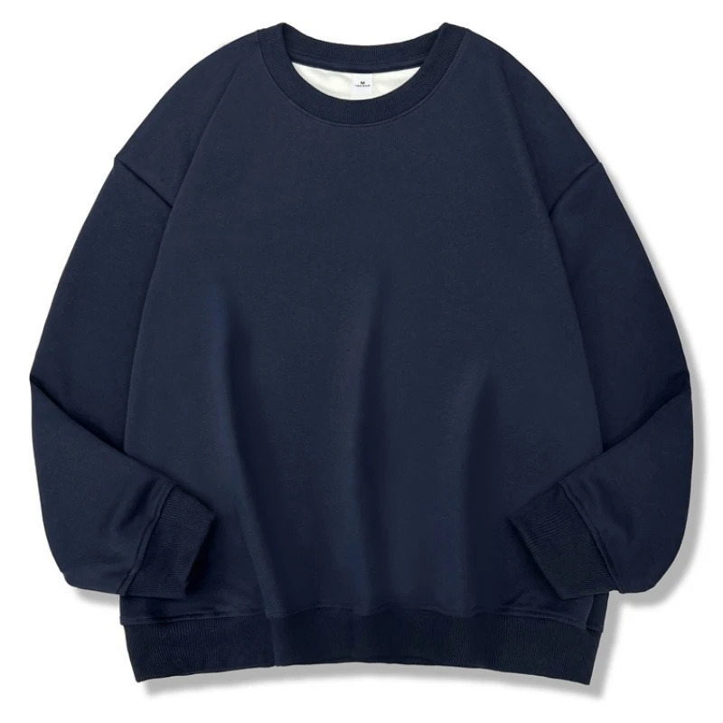 2025 Women Simple Pullover Female Fashion Harajuku Streetwear Solid Color ONeck Hoodie Autumn Winter Loose Casual Tops 251030