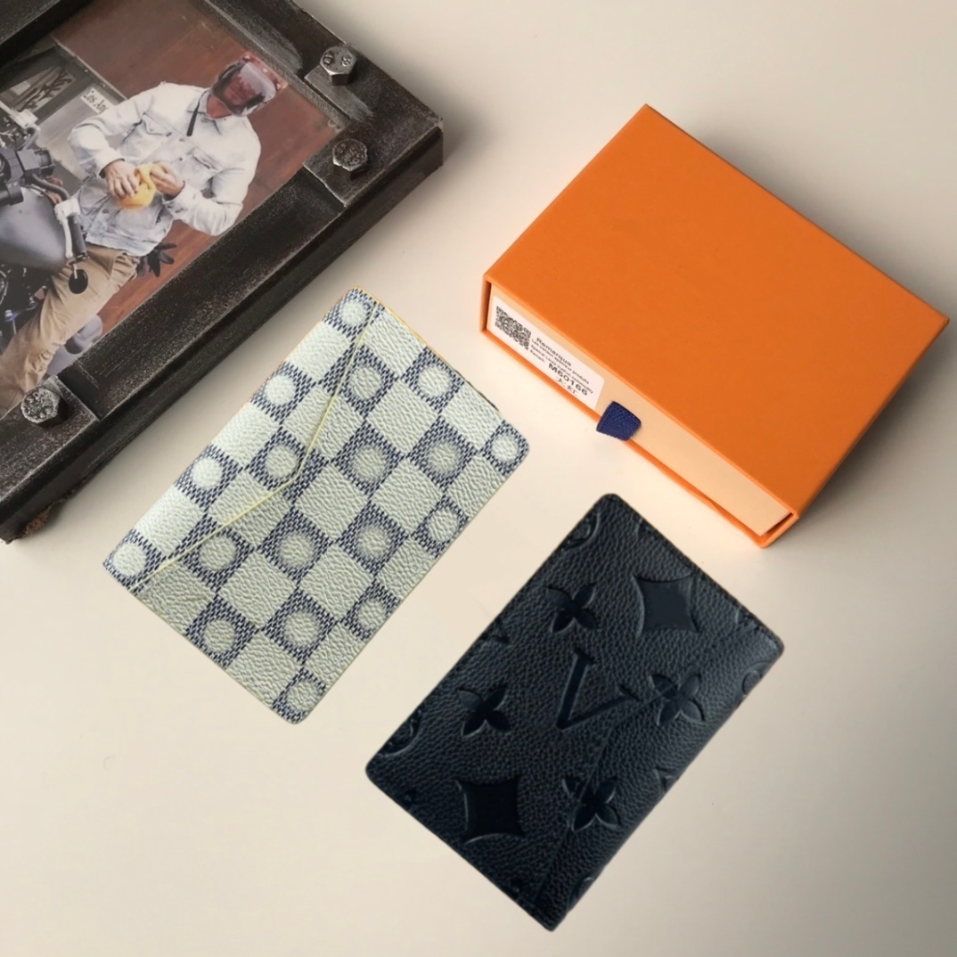 Brand Luxury Wallet Women Genuine Leather Credit Card Holder Designer Wallet Men Key Coin Purse Women's Zippy Short Wallets Billfold Purses with Box