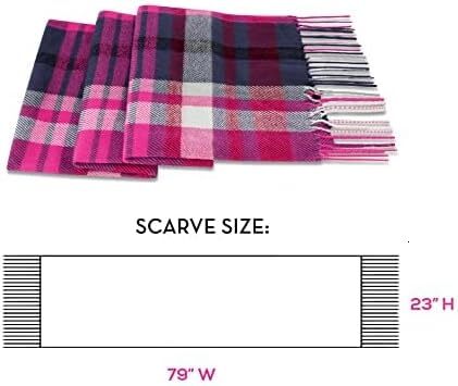 Custom Cashmere Feel Winter Warm Long Oversized Ladies Scarf for Cold Weather Christmas gifts