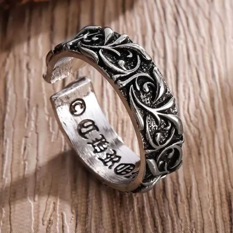 Vintage open style personalized design eternal ring for couplesW251030