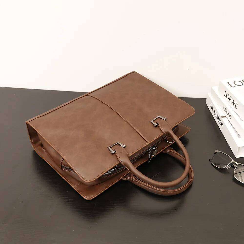 Men's Business Briefcase 2025 - Crossbody Bag, Work Bag For Office