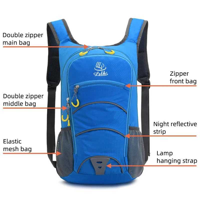 Outdoor Sports Backpack Bike Cycling Pack Hiking Knapsack Camping Rucksack Waterproof Commuting Travel Mountaineering Climb Bag H251029